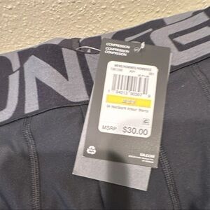 Under Armour Black and Gray Performance Compression Shorts